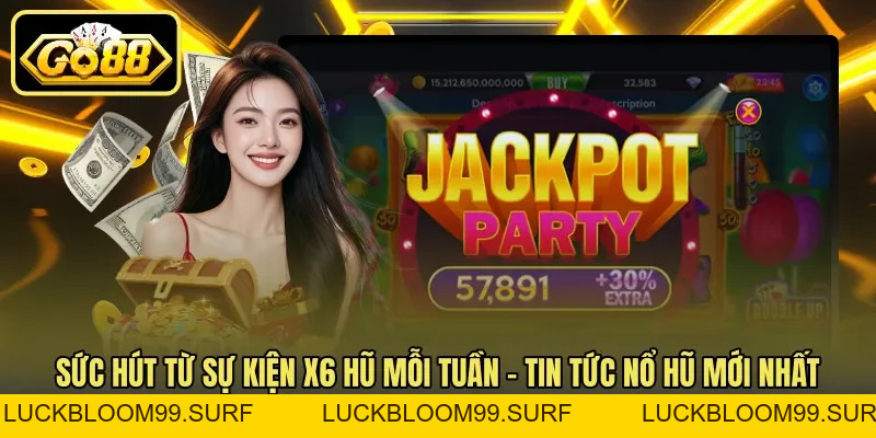 Tin Tức Nổ Hũ - Sự Kiện X6 Hũ Mỗi Tuần Cập Nhật 2026 Tin Tức Nổ Hũ - Sự Kiện X6 Hũ Mỗi Tuần Cập Nhật 2026
